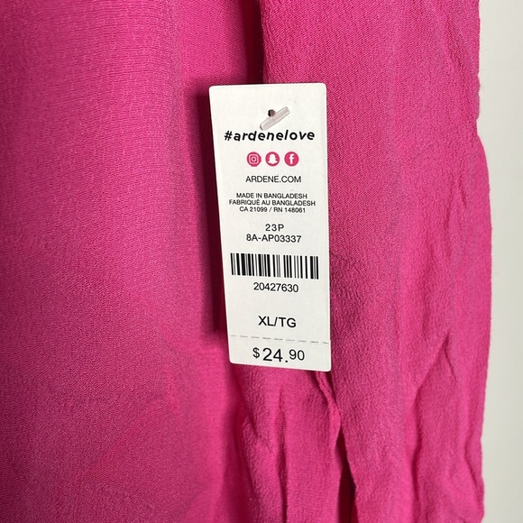 Ardene Vee Neck Front Tie Blouse - Picture 5 of 8